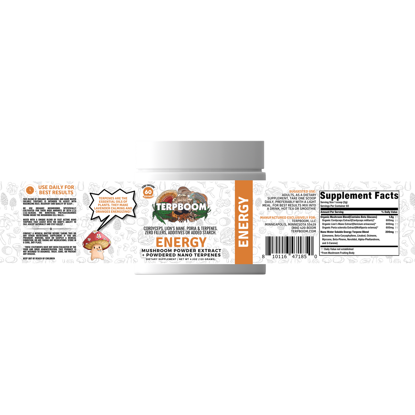 Instant Energy Blend 60 Servings 4.2oz